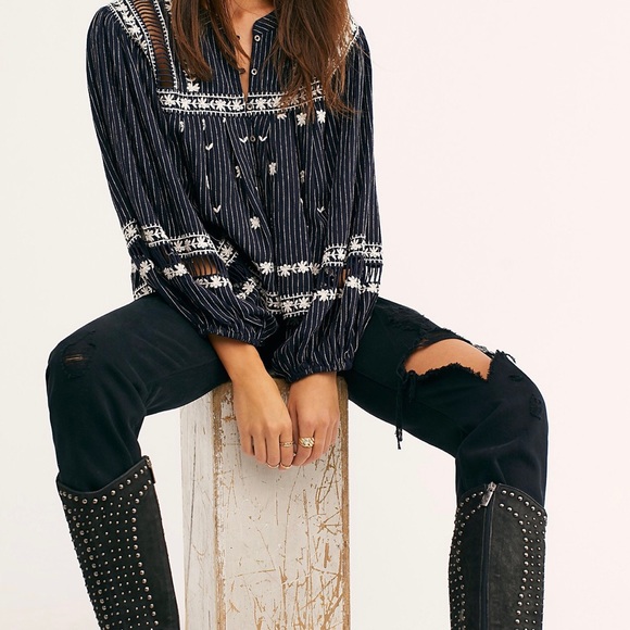 NWT Free People size XS All Roads Lead to you embr - Picture 10 of 10